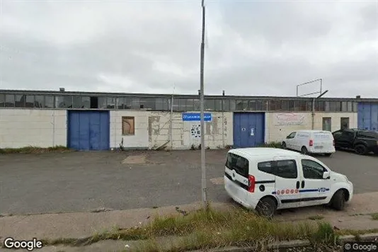 Fastighetsmarker till försäljning i Halmstad - Bild från Google Street View
