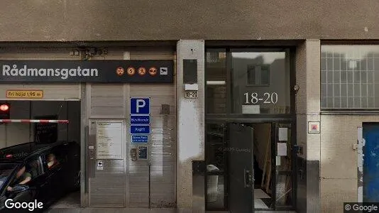 Kontorslokaler att hyra i Vasastan - Bild från Google Street View