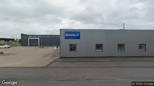 Lagerlokaler att hyra i Ängelholm - Bild från Google Street View