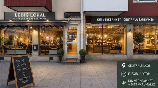 Affärslokaler att hyra i Sandviken - foto 1