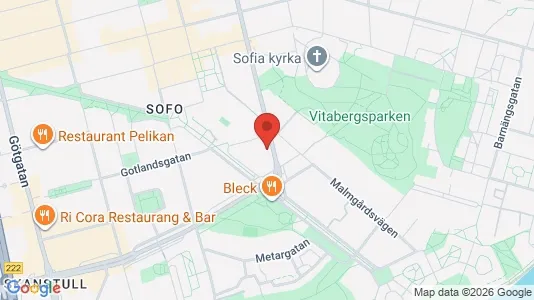 Kontorslokaler att hyra i Södermalm - kort over placeringen