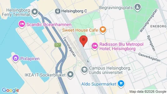 Kontorslokaler att hyra i Helsingborg - Bild från Google Street View