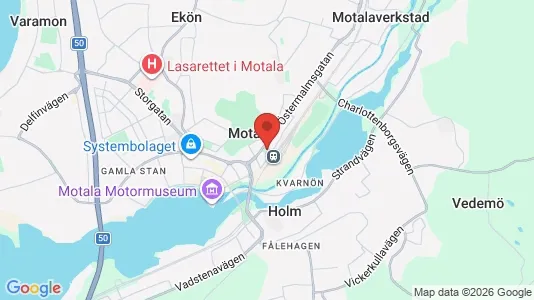 Kontorslokaler att hyra i Motala - Bild från Google Street View