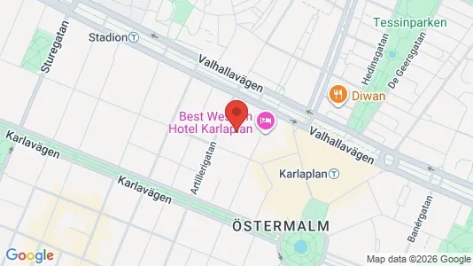 Kontorslokaler att hyra i Östermalm - Bild från Google Street View