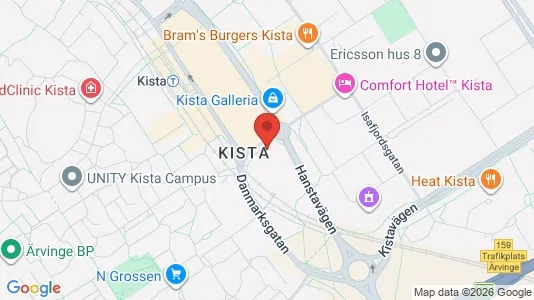 Kontorslokaler att hyra i Västerort - kort over placeringen