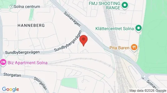 Kontorslokaler att hyra i Solna - Bild från Google Street View