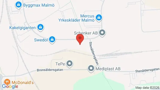 Lagerlokaler att hyra i Fosie - Bild från Google Street View