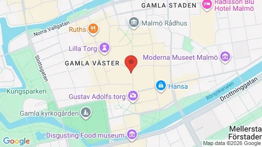 Kontorslokaler att hyra i Malmö Centrum - Bild från Google Street View