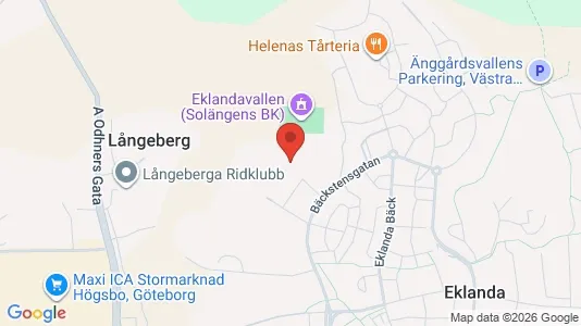 Kontorslokaler att hyra i Mölndal - kort over placeringen