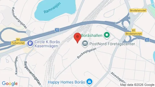 Lagerlokaler att hyra i Borås - Bild från Google Street View