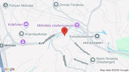 Kontorslokaler att hyra i Mölndal - Bild från Google Street View