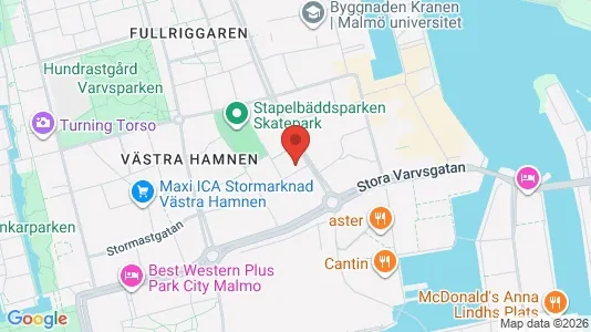 Kontorslokaler att hyra i Malmö Centrum - Bild från Google Street View