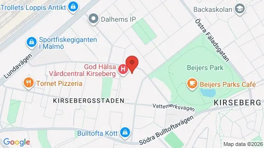 Kontorslokaler att hyra i Kirseberg - Bild från Google Street View