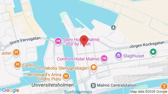 Kontorslokaler att hyra i Malmö Centrum - Bild från Google Street View