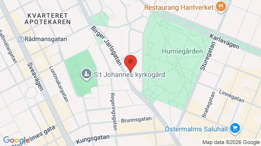 Affärslokaler att hyra i Stockholm Innerstad - kort over placeringen