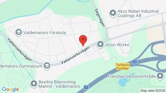Kontorslokaler att hyra i Kirseberg - Bild från Google Street View