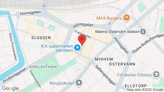 Kontorslokaler att hyra i Malmö Centrum - Bild från Google Street View