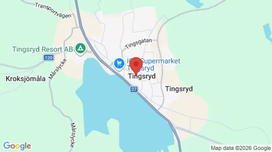 Kontorslokaler att hyra i Tingsryd - Bild från Google Street View