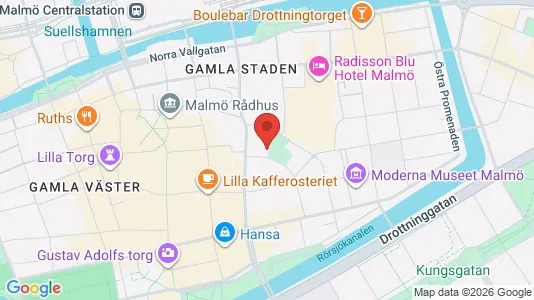 Kontorslokaler att hyra i Malmö Centrum - Bild från Google Street View
