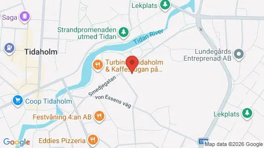 Affärslokaler att hyra i Tidaholm - Bild från Google Street View