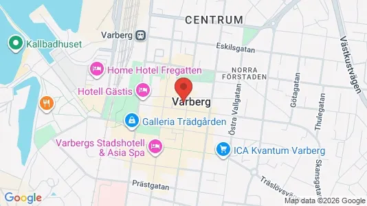 Affärslokaler att hyra i Varberg - Bild från Google Street View