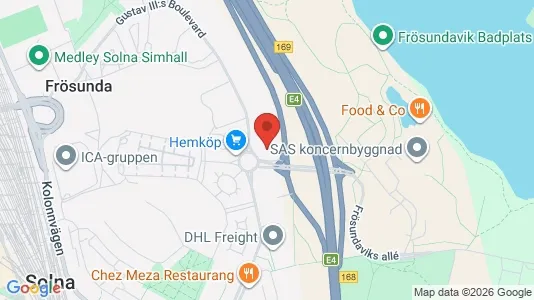 Affärslokaler att hyra i Solna - Bild från Google Street View