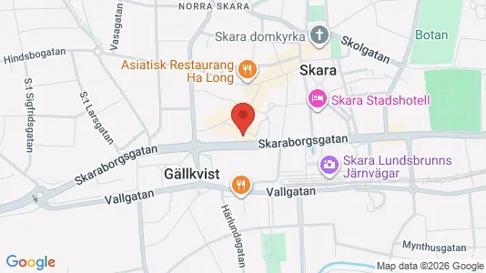 Affärslokaler att hyra i Skara - Bild från Google Street View