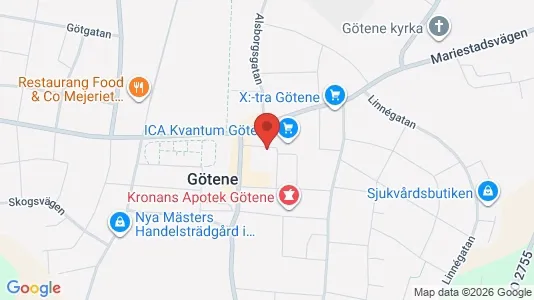 Affärslokaler att hyra i Götene - Bild från Google Street View