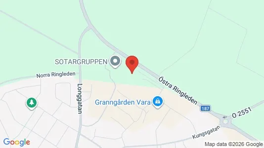 Affärslokaler att hyra i Vara - Bild från Google Street View