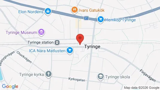 Affärslokaler att hyra i Hässleholm - Bild från Google Street View