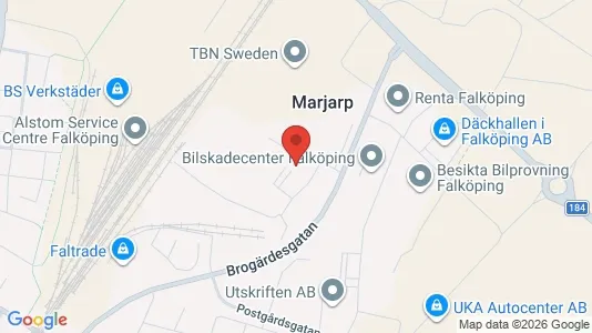 Affärslokaler att hyra i Falköping - Bild från Google Street View