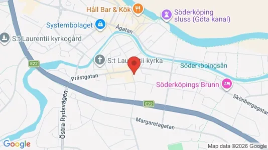 Affärslokaler att hyra i Söderköping - Bild från Google Street View
