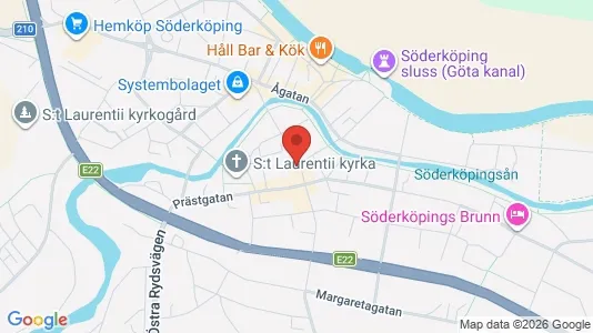 Affärslokaler att hyra i Söderköping - Bild från Google Street View