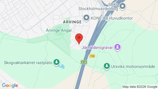 Kontorslokaler att hyra i Västerort - kort over placeringen