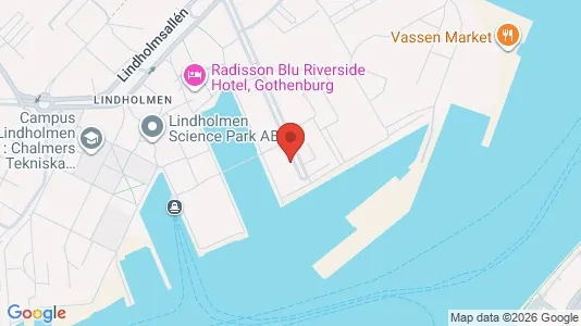 Kontorslokaler att hyra i Lundby - kort over placeringen