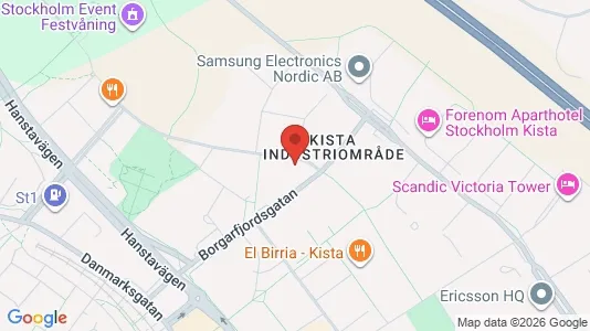 Kontorslokaler att hyra i Västerort - kort over placeringen