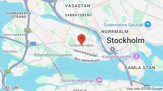 Kontorslokaler att hyra i Kungsholmen - kort over placeringen