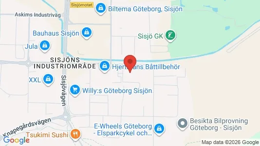 Kontorslokaler att hyra i Askim-Frölunda-Högsbo - kort over placeringen