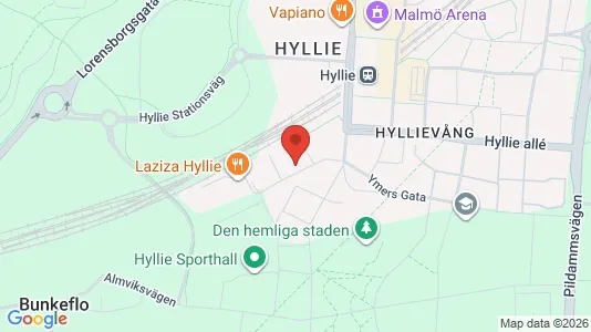Kontorslokaler att hyra i Malmö Centrum - kort over placeringen