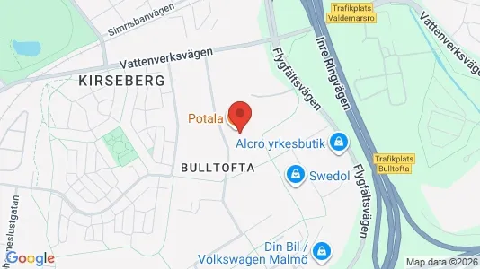 Kontorslokaler att hyra i Malmö Centrum - kort over placeringen