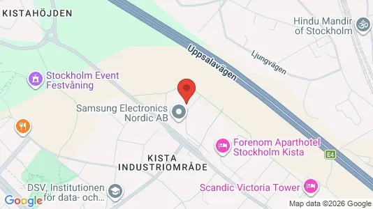 Affärslokaler att hyra i Västerort - kort over placeringen