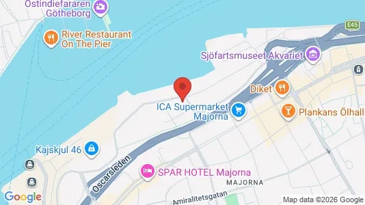 Kontorslokaler att hyra i Majorna-Linné - Bild från Google Street View