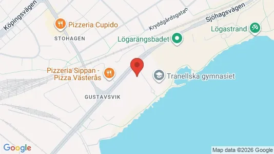 Kontorslokaler att hyra i Västerås - kort over placeringen