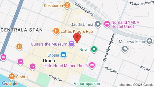 Kontorslokaler att hyra i Kalmar - kort over placeringen