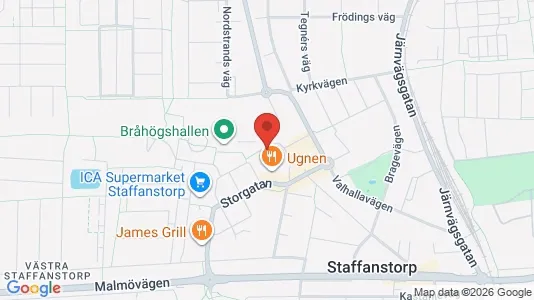 Kontorslokaler att hyra i Staffanstorp - kort over placeringen
