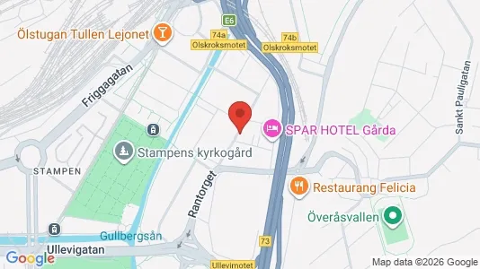 Kontorslokaler att hyra i Örgryte-Härlanda - kort over placeringen