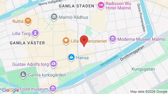 Kontorslokaler att hyra i Malmö Centrum - Bild från Google Street View