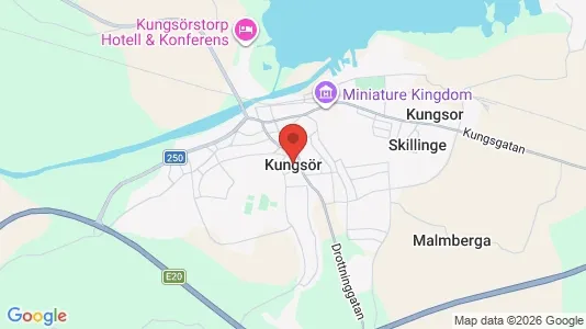 Restauranglokaler att hyra i Kungsör - kort over placeringen