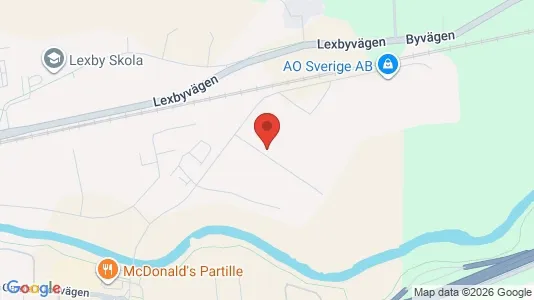 Lagerlokaler att hyra i Göteborg Östra - kort over placeringen