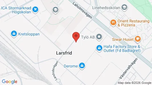 Lagerlokaler att hyra i Halmstad - Bild från Google Street View
